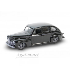 28150A-GRL FORD Fordor Super Deluxe Lowrider 1948 Black, 1:64